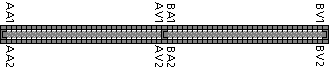 72 pin 2x36 EDGE female connector layout
